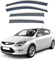 4Pcs Car Wind Deflectors for Hyundai for Elantra for Touring Mk1-Fd 2007-2012, Side Window Ventilated Visors Rain Deflector