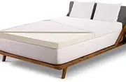 Giselle Bedding 8cm Thick Double Memory Foam Mattress Topper, Foldable Bed Mattresses Toppers Protector Bamboo Cool Cover Sleeping Mat Home Bedroom, Removable Washable Highly Breathable White