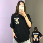 NEVER T 恤女士超大號黑色 MOSCHINO 玩具