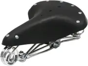 Genuine LEATHER Retro Bike Seat Vintage Classic Fit All Bicycle Springs Saddle