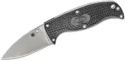 Discontinued Spyderco Enuff Leaf Fixed 2.75" VG10 Plain Blade FRN Knife Original