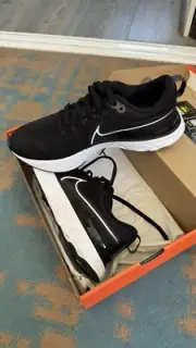 Nike React Infinity Run FK 2 Mens Size US 10 Black Running Comfort Shoes New✅