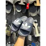 ADIDAS ADILETTE LITE SHOP 灰色拖鞋(藍色和灰色)