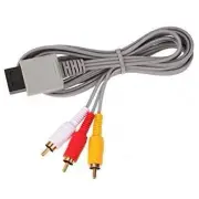 1.8M Audio Video AV RCA Video Composite Cable Cord for Wii Console
