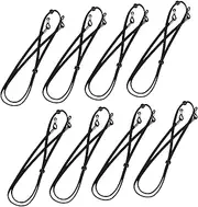 [LALAFINA] 8Pcs Eyeglass Chains Cloth String Durable Eyewear Retainer Strap Prevents Loss Damage for Glasses Face Masks Special Occasions