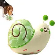 Dog Stuffed Toys - Calming Toys for Aggressive Chewers,Pet Playing Tool Snail Shape for Teeth Cleaning, Puppy Chewing Supplies