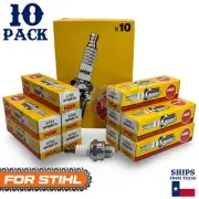 10 Pack NGK 6703 Spark Plug BPMR7A - For Stihl Chainsaw 046