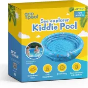 Kiddie Pool for Toddlers Kids Baby Round Inflatable Plastic Baby Blow Up 48"x12