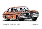 Allan Moffat-1971 Bathurst Winner-All Occasion Blank Greeting Cards (Frameable)