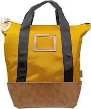 Cardinal bag supplies Locking Heavy Duty Security Courier Bag, 18 x 18 x 8 (Gold)