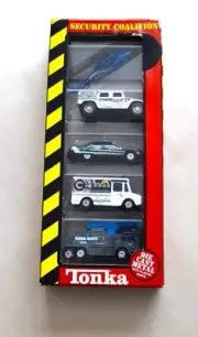 TONKA SECURITY COALITION 5 CAR PACK COMMANDO CHEVROLET SEAROH RAM
