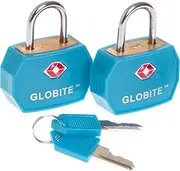 [Globite] TSA Luggage Locks 2pk, Blue