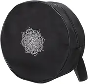 GAROZATION Yoga Wheel Storage Bag Carrier Gym Accessories Fitness Accessories Yoga Wheel Carrying Bag Exercise Roller Foldable Sports High Storage Training Handbag Nylon Black