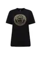 Cotton t-shirt with Logo print - VERSACE - Black