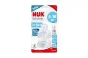 NUK First Choice + Teat 6-18 Months 2 Pack