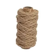 Strong Natural Jute Twine, 4mm Thick 66 Feet Long Jute String Rope 20 Meters