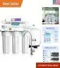 Ultra Safe 6-Stage Water Filter with 75 GPD Capacity - Mineral pH+ Enhancement
