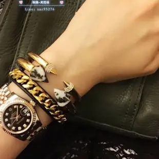 ROLEX 勞力士女腕錶 極新原裝 黑面 經典蠔式系列 自動上鍊腕錶
