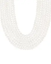 Splendid Pearls Silver 5mm Pearl Necklace