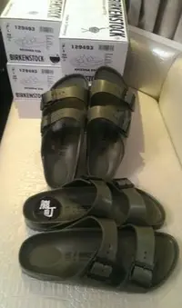 在飛比找Yahoo奇摩拍賣-7-11運費0元優惠優惠-軍綠36 BIRKENSTOCK MADRID EVA 12