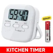 Digital LCD Timer Count Down Magnetic Stick Cook Loud Alarm Clock Kitchen Sport