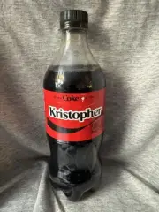 Share a Coke with Kristopher 2025 Personalized Gift Coca~Cola Bottle 20oz Zero