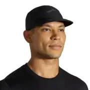 BROOKS Lightweight Packable Hat Unisex Running Apparel OSFA Black NWT