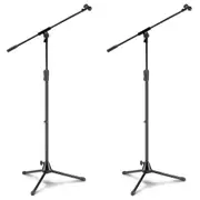 2PK Hercules Tripod Microphone Stand/Holder Mic Mount w/Die Cast Base/Boom/Clip