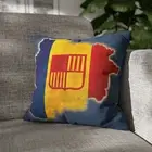 CUSHION COVER PILLOW CASE|ANDORRA NATIONAL COUNTRY FLAG