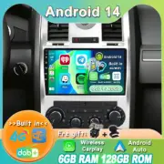 For Chrysler 300C 2004-2011 Android 14 Head Unit CarPlay Car Stereo DAB+AHD QLED
