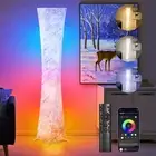 Floor Lamp, 61'' Smart RGB LED Corner Lamp with Music Sync and 16 Million DIY...