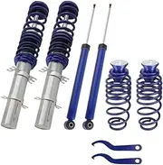 Coilover Suspension Lowering Kit Compatible for VW Golf Mk4 1J1 2WD 1998-2005 Seat Compatible for Leon 1M1 Coilovers Shocks Struts