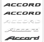 Accord Badge Emblem Chrome Silver / Matte Black for Honda OEM Size NEW in Bag