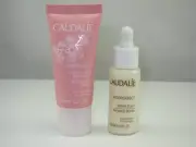 Caudalie merlot scrub vinosource vinoperfect vinotherapie set serum fluid cream