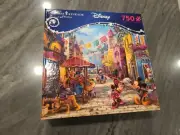 Disney Thomas Kinkade Mickey And Minnie In Mexico 750 P Puzzle New