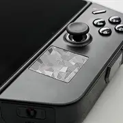 Luck&Link Touchpad Protector for Legion Go, Touch Pads and Back Buttons Protective Skin Texture Sticker for Legion Go Touch Trackpads, High end Textured Grip Skin (Broken Diamonds - Black)