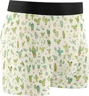 [FRODOTGV] Sprouting Cacti Green Mens Boxer Briefs Shorts Breathable Underwear for Men Underpants Boxer Para Hombre