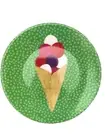 Ice Cream Popsicle Melamine Appetizer Side Plates 6" Beach Summer House Set of 4