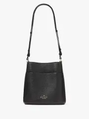 Leila Pebbled Leather Small Bucket Bag