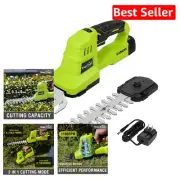 12V Battery-Powered Grass Shear and Hedge Trimmer - Clean & Efficient Cutting