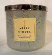 Bath & Body Works Merry Mimosa 3 Wick Candle 14.5 oz
