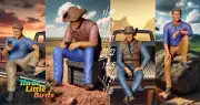 Man Sitting 4 Set Custom Resin Figure Diorama Model Train Unpainted Multi-Size