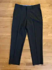 IZOD Boy's Flat Front Stretch Dress Pants Size 18 Husky NWT Black 269