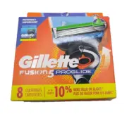 Gillette Fusion 5 ProGlide 8 Count Refill Cartridge New Look Sealed Pack