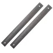 2 - 14" Flexible Flat Bastard File Blade, Double-Sided, 9 Milled Teeth Per Inch
