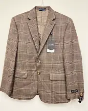 Lauren Ralph Lauren Men Ultraflex Classic-Fit Wool Blazer Brown SZ 40S MSRP $460