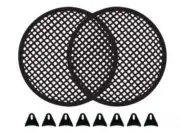 2 PIECES 15" INCH GRILL WAFFLE SPEAKER SUB WOOFER WITH CLIPS AND SCREW