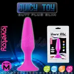 [送潤滑液]JUICY TOY-BADBOY 中量級柔細材質吸盤式後庭拉棒-M 桃紅  女帝成人按摩棒情趣 拉珠 後廷