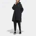 ADIDAS LONG WV JKT 長版外套 連帽外套-黑-HG1849