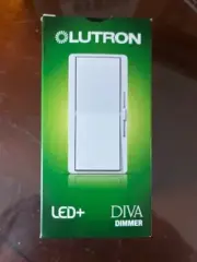 Lutron Diva LED+ Dimmer Switch 150W Single-Pole or 3-Way DVCL-153PR-lightAlmond